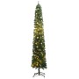 Árbol de Navidad estrecho con 300 LED y bolas 270 cm de vidaXL, Arboles de navidad - Ref: Foro24-3210229, Precio: 90,23 €, De...