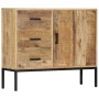 Aparador de madera de mango maciza 88x30x71 cm de vidaXL, Aparadores - Ref: Foro24-247969, Precio: 339,15 €, Descuento: %