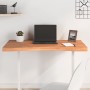 Solid beech wood desktop board 100x(45-50)x4 cm by vidaXL, Desk accessories and products - Ref: Foro24-356059, Price: 70,99 €...