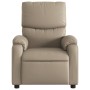 Reclining massage armchair in synthetic leather, cappuccino color. by vidaXL, Armchairs - Ref: Foro24-373447, Price: 241,46 €...