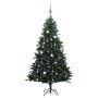 Artificial Christmas tree with hinges 300 LED and balls 180 cm by vidaXL, Christmas trees - Ref: Foro24-3210417, Price: 140,6...