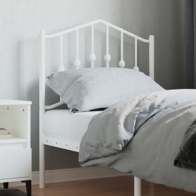 White metal headboard 75 cm by vidaXL, Headboards and footboards - Ref: Foro24-373864, Price: 20,49 €, Discount: %