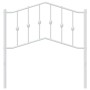 Cabecero de metal blanco 90 cm de vidaXL, Cabeceros y pies de cama - Ref: Foro24-373866, Precio: 22,99 €, Descuento: %