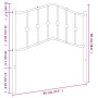 Kopfteil aus weißem Metall, 90 cm von vidaXL, Kopf- und Fußteile - Ref: Foro24-373866, Preis: 22,43 €, Rabatt: %