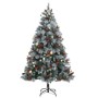 Artificial Christmas tree with hinges 300 LED and balls 240 cm by vidaXL, Christmas trees - Ref: Foro24-3210228, Price: 189,5...