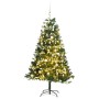 Artificial Christmas tree with hinges 300 LED and balls 240 cm by vidaXL, Christmas trees - Ref: Foro24-3210403, Price: 255,1...