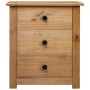 Mesita de noche de madera maciza pino estilo Panamá 46x40x57 cm de vidaXL, Mesitas de noche - Ref: Foro24-282652, Precio: 79,...