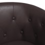 Sillón cuero sintético marrón de vidaXL, Sillones - Ref: Foro24-356459, Precio: 184,07 €, Descuento: %