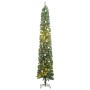 Árbol de Navidad estrecho con 300 LED y bolas 270 cm de vidaXL, Arboles de navidad - Ref: Foro24-3210242, Precio: 74,61 €, De...