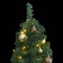 Árbol de Navidad estrecho con 300 LED y bolas 270 cm de vidaXL, Arboles de navidad - Ref: Foro24-3210216, Precio: 85,83 €, De...