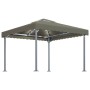 Cenador con tira de luces LED aluminio taupé 300x300 cm de vidaXL, Carpas y cenadores - Ref: Foro24-3070344, Precio: 430,82 €...