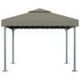 Cenador con tira de luces LED aluminio taupé 300x300 cm de vidaXL, Carpas y cenadores - Ref: Foro24-3070344, Precio: 430,82 €...