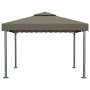 Gazebo with taupe aluminum LED light strip 300x300 cm by vidaXL, Tents and gazebos - Ref: Foro24-3070344, Price: 430,99 €, Di...