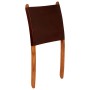 Brown Genuine Leather Folding Relaxation Chair by vidaXL, Folding stools and chairs - Ref: Foro24-246363, Price: 209,69 €, Di...