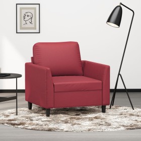 Red synthetic leather armchair 60 cm by vidaXL, Sofas - Ref: Foro24-359326, Price: 175,64 €, Discount: %