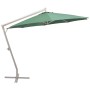 Hanging umbrella with aluminum pole 350 cm green by vidaXL, Umbrellas - Ref: Foro24-42971, Price: 441,38 €, Discount: %