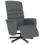 Gray synthetic leather recliner with footrest by vidaXL, Armchairs - Ref: Foro24-356706, Price: 212,46 €, Discount: %