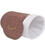 Brown Oval Bamboo Laundry Basket by vidaXL, Laundry baskets - Ref: Foro24-245580, Price: 35,22 €, Discount: %