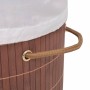 Brown Oval Bamboo Laundry Basket by vidaXL, Laundry baskets - Ref: Foro24-245580, Price: 35,22 €, Discount: %