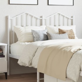 White metal headboard 120 cm by vidaXL, Headboards and footboards - Ref: Foro24-373869, Price: 30,99 €, Discount: %