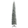 Árbol de Navidad estrecho con 300 LED y bolas y nieve 270 cm de vidaXL, Arboles de navidad - Ref: Foro24-3210231, Precio: 108...