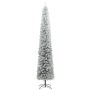 Árbol de Navidad estrecho con 300 LED y bolas y nieve 270 cm de vidaXL, Arboles de navidad - Ref: Foro24-3210231, Precio: 108...