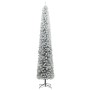 Árbol de Navidad estrecho con 300 LED y bolas y nieve 270 cm de vidaXL, Arboles de navidad - Ref: Foro24-3210244, Precio: 93,...