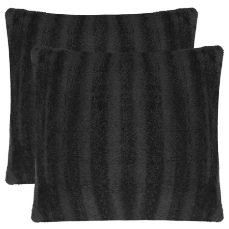 Cushion covers 2 pcs black synthetic leather 50x50 cm by vidaXL, Cushions - Ref: Foro24-131869, Price: 27,99 €, Discount: %