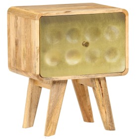 Solid mango wood bedside table 40x30x49 cm by vidaXL, Nightstands - Ref: Foro24-246343, Price: 118,99 €, Discount: %