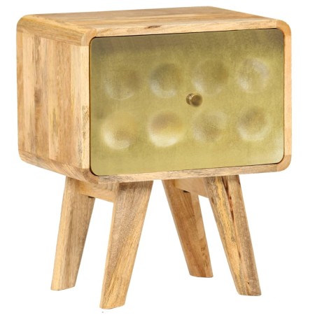 Solid mango wood bedside table 40x30x49 cm by vidaXL, Nightstands - Ref: Foro24-246343, Price: 118,74 €, Discount: %