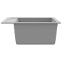 Fregadero de cocina de un seno de granito gris de vidaXL, Fregaderos - Ref: Foro24-142949, Precio: 144,62 €, Descuento: %