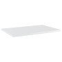 Estante estantería 4uds contrachapada blanco brillo 60x40x1,5cm de vidaXL, Estanterías - Ref: Foro24-805260, Precio: 38,09 €,...