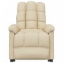 Cream fabric recliner. by vidaXL, Armchairs - Ref: Foro24-289805, Price: 175,21 €, Discount: %