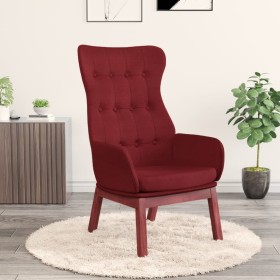 Sillón de relax de tela color rojo tinto de vidaXL, Sillones - Ref: Foro24-341276, Precio: 135,99 €, Descuento: %