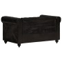 Chesterfield 2-seater sofa in genuine black leather by vidaXL, Sofas - Ref: Foro24-283760, Price: 541,84 €, Discount: %