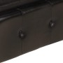 Sofá Chesterfield de 2 plazas cuero auténtico negro de vidaXL, Sofás - Ref: Foro24-283760, Precio: 541,84 €, Descuento: %