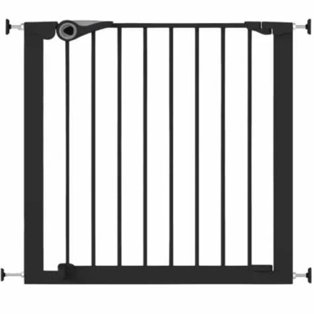 Noma Puerta de seguridad Easy Pressure Fit 75-82 cm metal negra 94313 de Noma, Puertas para niños y mascotas - Ref: Foro24-41...