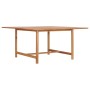 Mesa de jardín de madera maciza de teca 150x150x76 cm de vidaXL, Mesas de jardín - Ref: Foro24-49008, Precio: 315,99 €, Descu...