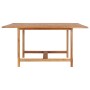 Solid teak wood garden table 150x150x76 cm by vidaXL, Garden tables - Ref: Foro24-49008, Price: 287,21 €, Discount: %