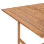 Mesa de jardín de madera maciza de teca 150x150x76 cm de vidaXL, Mesas de jardín - Ref: Foro24-49008, Precio: 315,99 €, Descu...