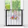 Noma Puerta de seguridad Easy Pressure Fit 75-82 cm metal negra 94313 de Noma, Puertas para niños y mascotas - Ref: Foro24-41...