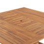 Mesa de jardín de madera maciza de teca 150x150x76 cm de vidaXL, Mesas de jardín - Ref: Foro24-49008, Precio: 315,99 €, Descu...