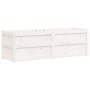 Solid white pine wood planter 150x50x50 cm by vidaXL, Pots and planters - Ref: Foro24-837485, Price: 105,21 €, Discount: %