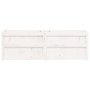 Solid white pine wood planter 150x50x50 cm by vidaXL, Pots and planters - Ref: Foro24-837485, Price: 105,21 €, Discount: %