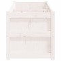 Solid white pine wood planter 150x50x50 cm by vidaXL, Pots and planters - Ref: Foro24-837485, Price: 105,21 €, Discount: %