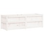 Solid white pine wood planter 150x50x50 cm by vidaXL, Pots and planters - Ref: Foro24-837485, Price: 105,21 €, Discount: %