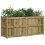 Impregnated pine wood planter 150x50x70 cm by vidaXL, Pots and planters - Ref: Foro24-837493, Price: 141,99 €, Discount: %