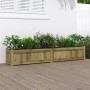 Jardinera de madera de pino impregnada 180x31x31 cm de vidaXL, Maceteros y jardineras - Ref: Foro24-837502, Precio: 104,06 €,...