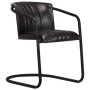 Dining chairs 2 units black genuine leather by vidaXL, dining chairs - Ref: Foro24-283747, Price: 291,83 €, Discount: %