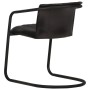 Dining chairs 2 units black genuine leather by vidaXL, dining chairs - Ref: Foro24-283747, Price: 291,83 €, Discount: %